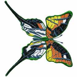 Butterfly Embroidery Design 1